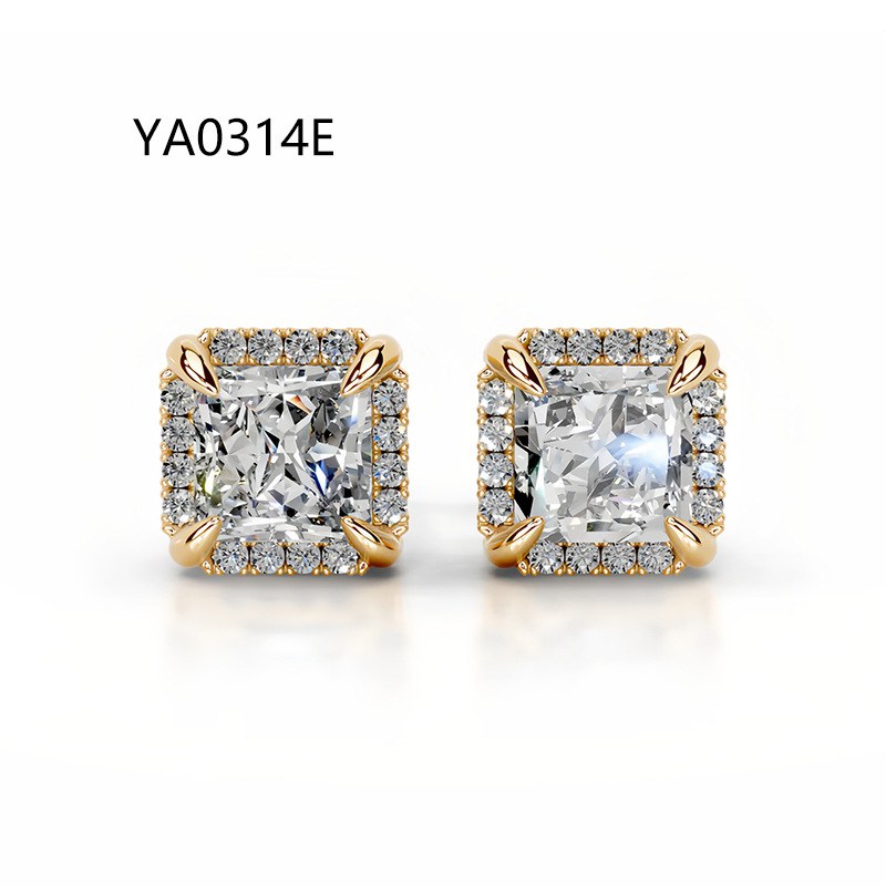 Lab-Grown Diamond Earrings - Design 4 — view 3