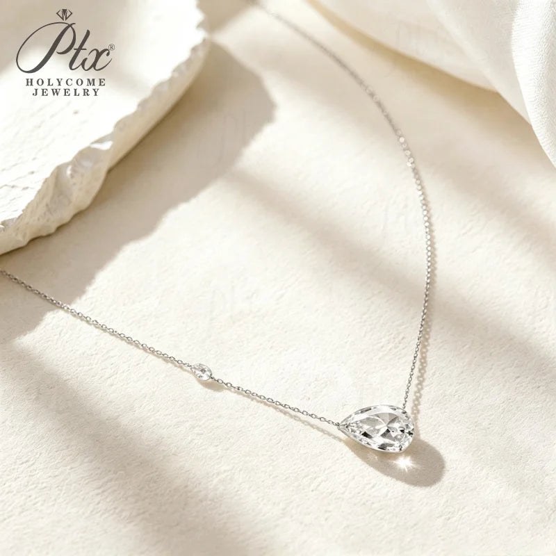 Lab-Grown Sapphire Pendant Necklace — view 2