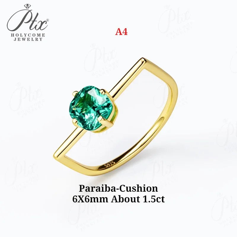 Lab-Grown Sapphire Ring — view 3