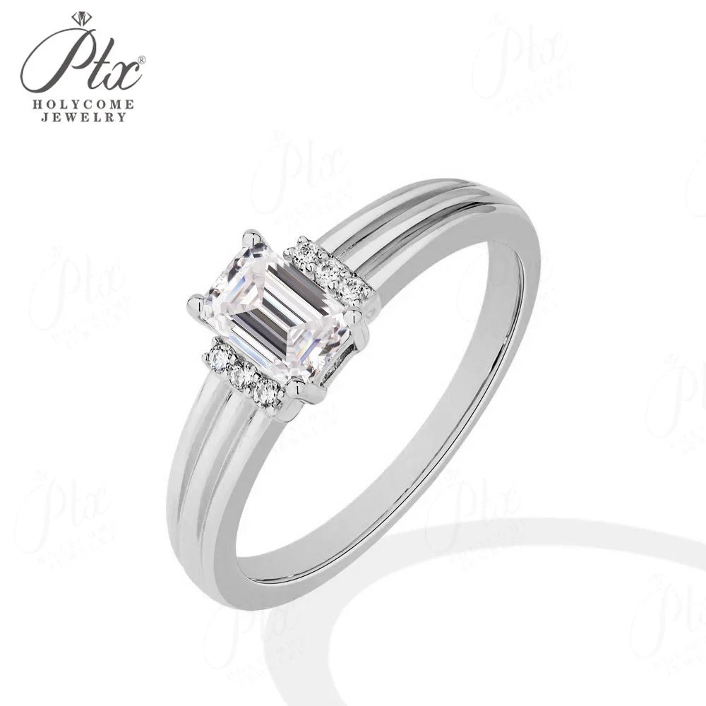 Lab-Grown Zambian Emerald Ring — view 2