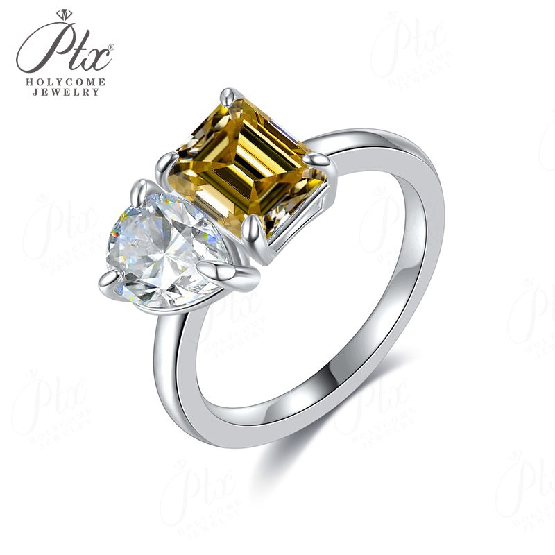 Moissanite Ring, GRA Certified — view 3