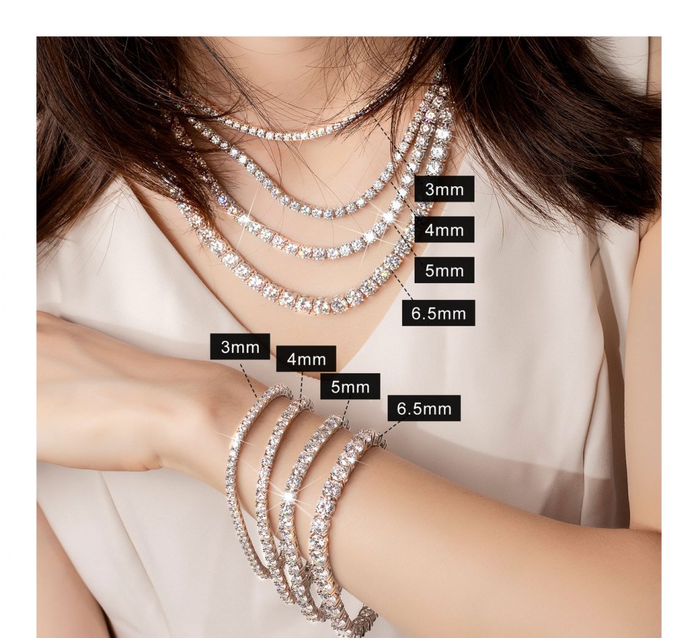 Moissanite Tennis Bracelet TB0001