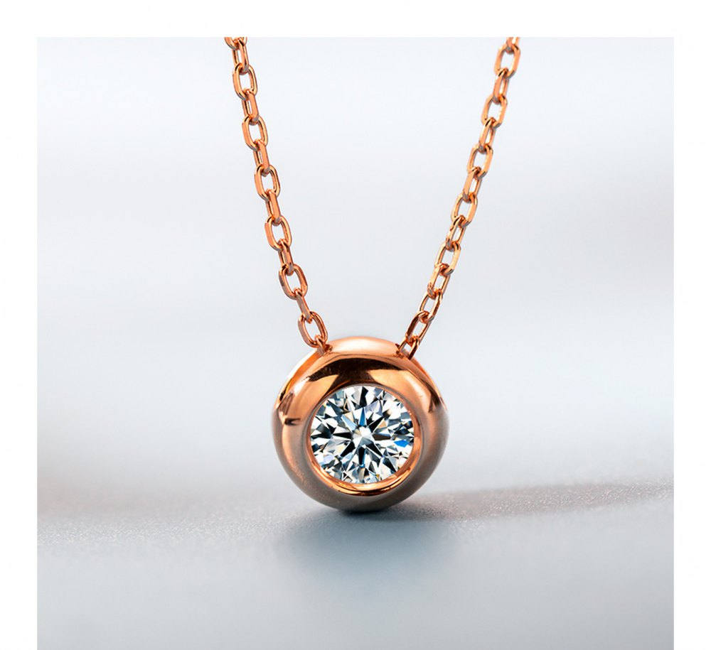 Multi-Colored Moissanite Necklace MB002