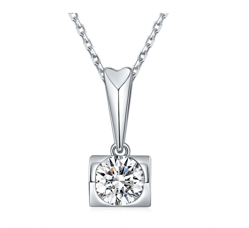 Multi-Colored Moissanite Necklace MB006