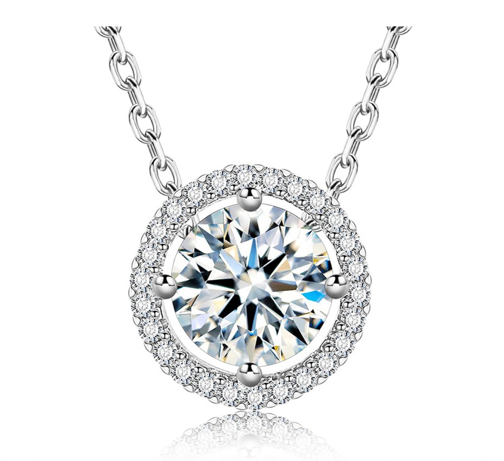 Multi-Colored Moissanite Necklace MB009