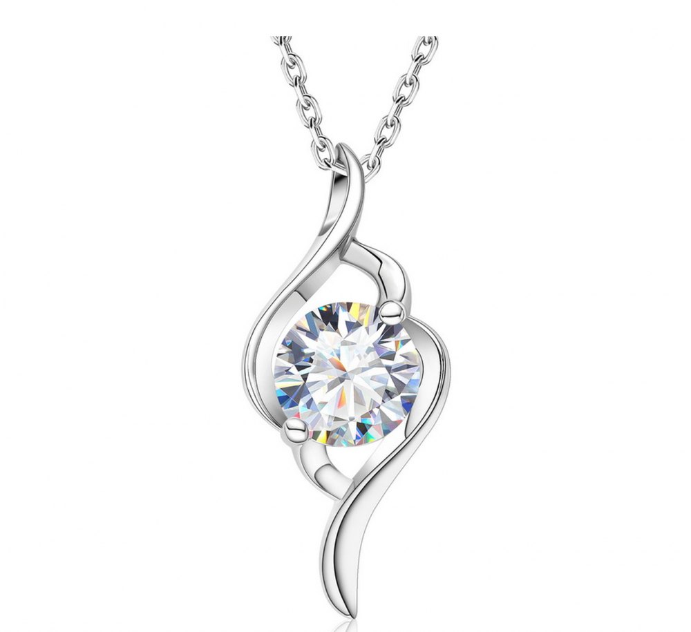 Multi-Colored Moissanite Necklace MB014