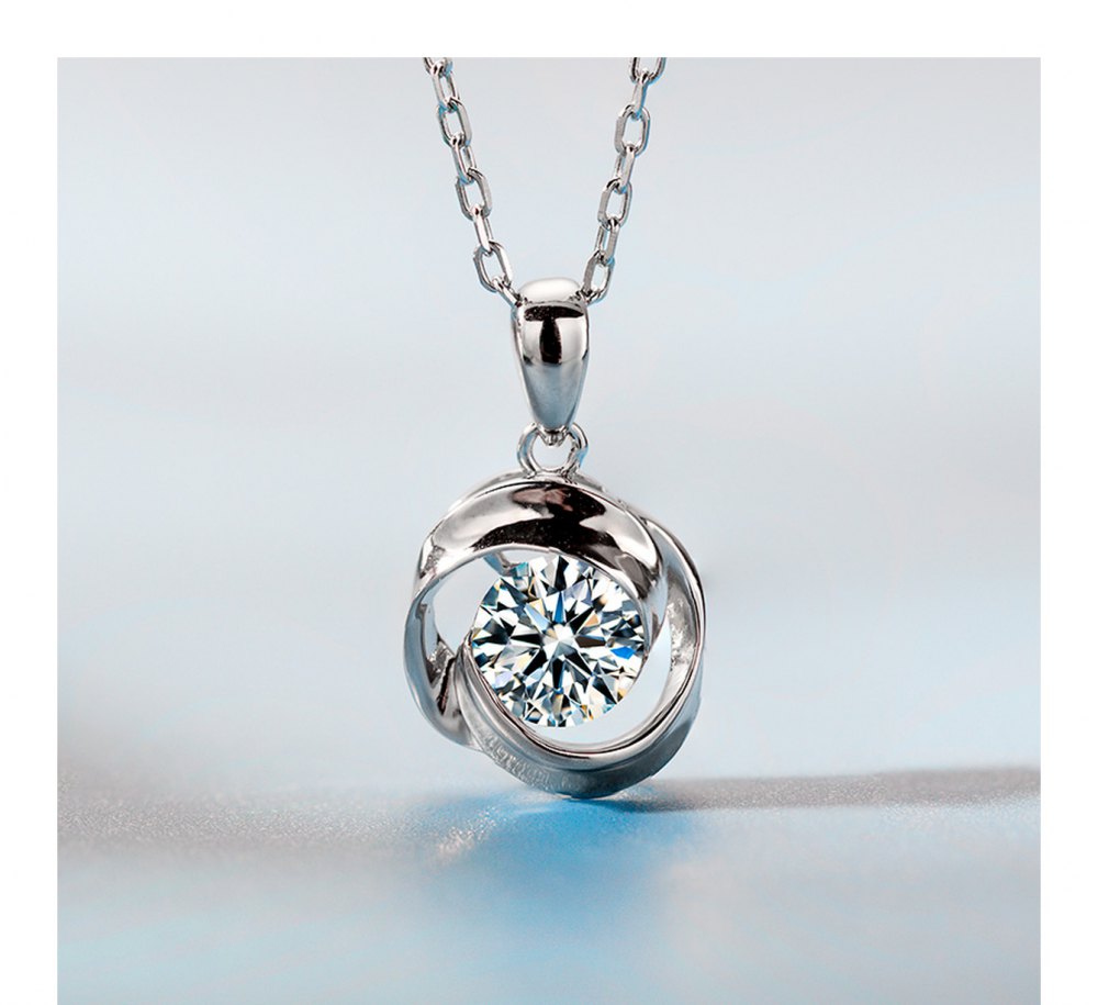 Multi-Colored Moissanite Necklace MB016