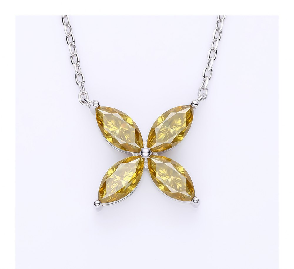 Multi-Colored Moissanite Necklace MB019
