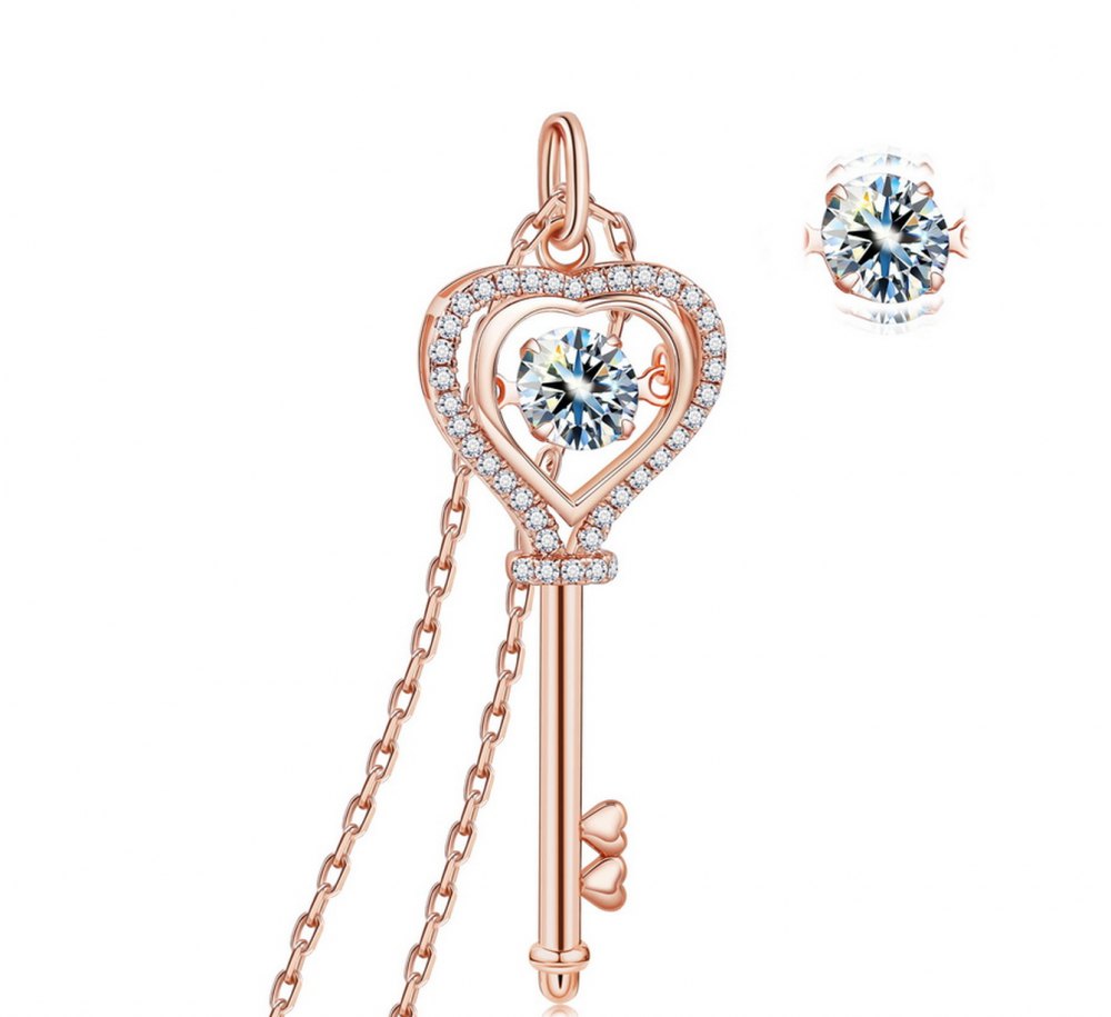Multi-Colored Moissanite Necklace MB032