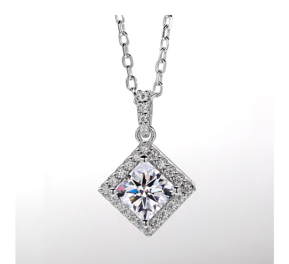 Multi-Colored Moissanite Necklace MB035