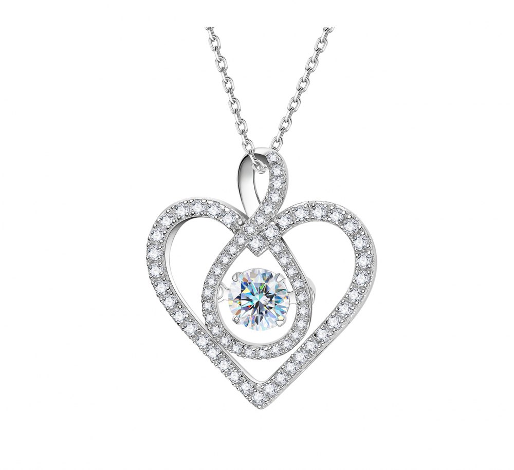 Multi-Colored Moissanite Necklace MB064