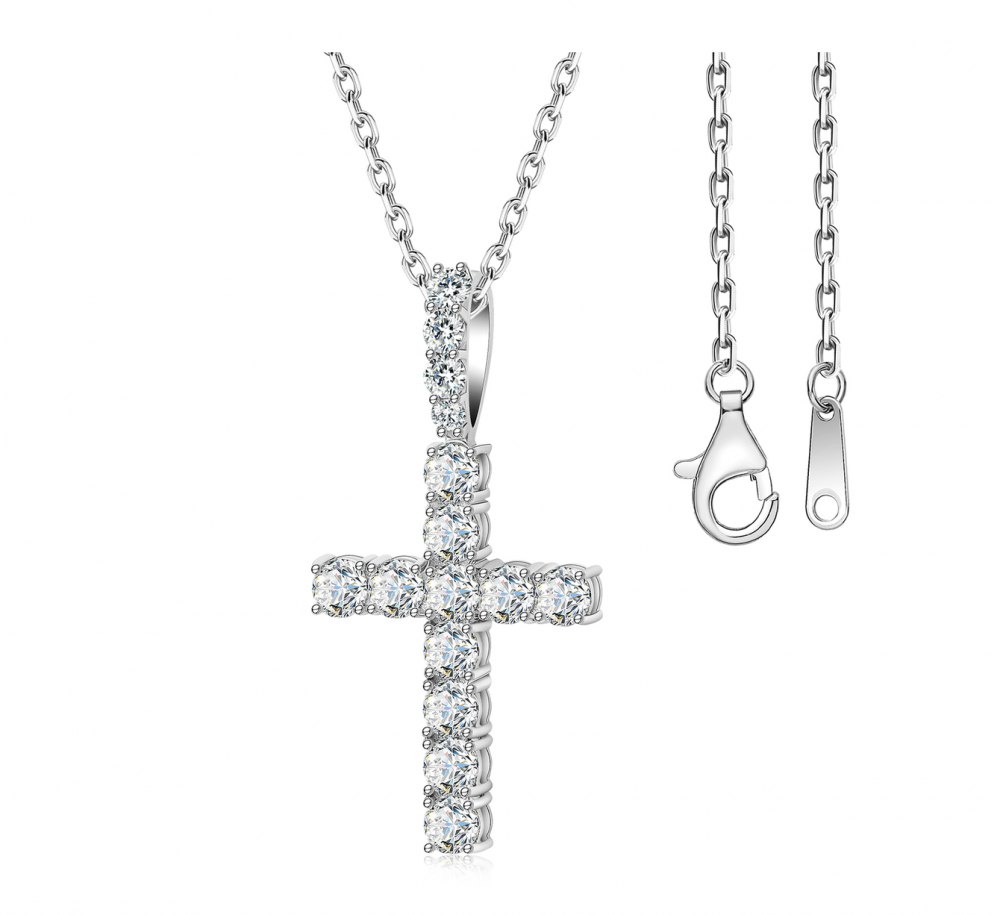 Multi-Colored Moissanite Necklace MB069