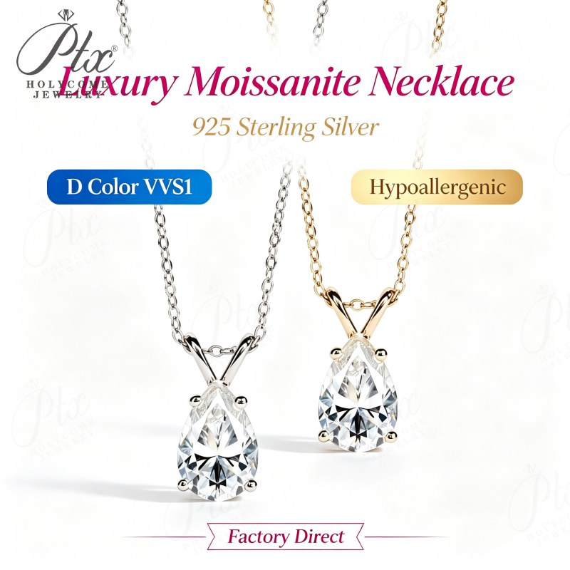 Pear Lab-Grown Diamond Necklace