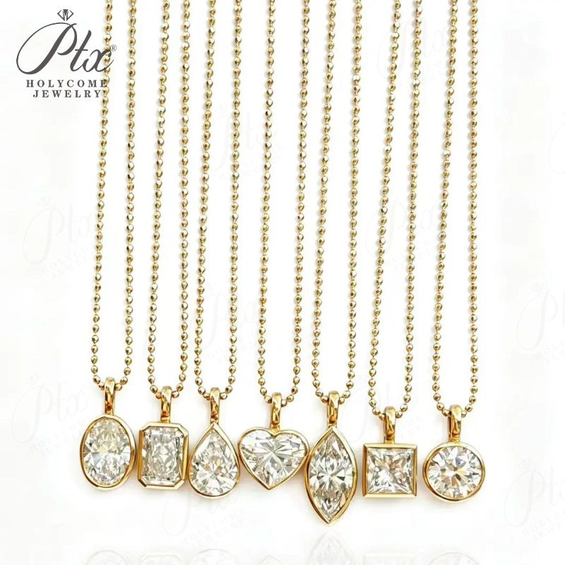 Radiant Lab-Grown Diamond Necklace