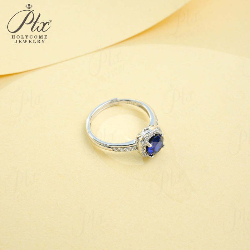 Round Lab-Grown Diamond Ring in 18K Gold — view 2