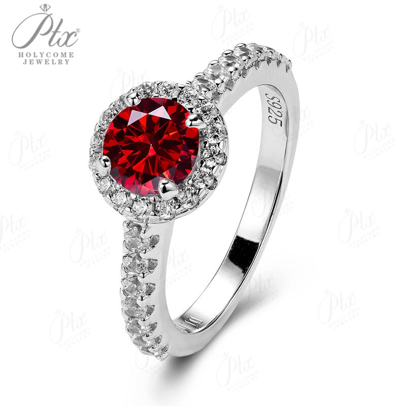 Round Moissanite Ring — view 2