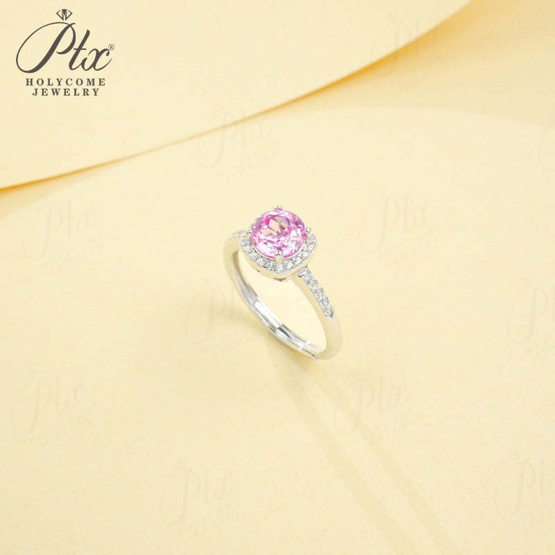 Round Sapphire Ring — view 2